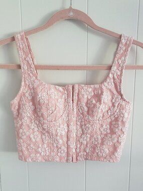 Wild Fable Corset Style Crop Top Size XS